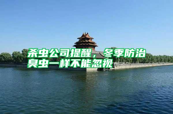 殺蟲公司提醒，冬季防治臭蟲一樣不能忽視
