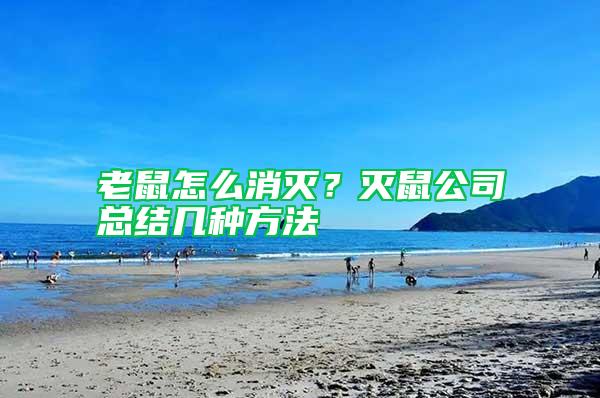 老鼠怎么消滅？滅鼠公司總結(jié)幾種方法