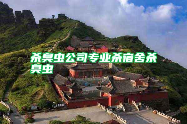 殺臭蟲(chóng)公司專(zhuān)業(yè)殺宿舍殺臭蟲(chóng)