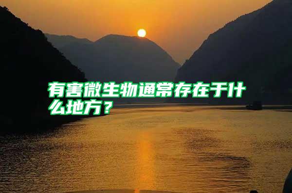 有害微生物通常存在于什么地方？