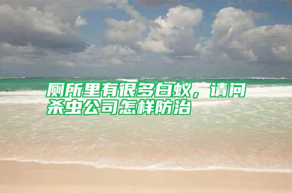 廁所里有很多白蟻，請(qǐng)問殺蟲公司怎樣防治
