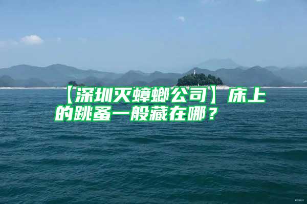 【深圳滅蟑螂公司】床上的跳蚤一般藏在哪？