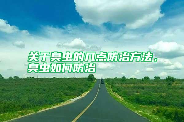 關(guān)于臭蟲的幾點(diǎn)防治方法，臭蟲如何防治