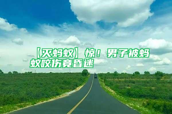 【滅螞蟻】驚！男子被螞蟻咬傷竟昏迷