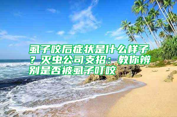 虱子咬后癥狀是什么樣子？滅蟲公司支招：教你辨別是否被虱子叮咬