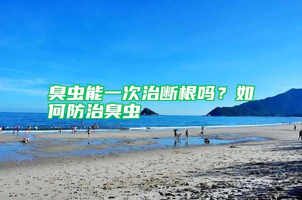 臭蟲能一次治斷根嗎？如何防治臭蟲