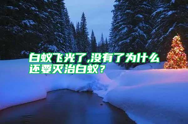 白蟻飛光了,沒有了為什么還要滅治白蟻？