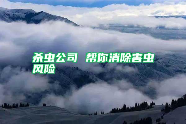 殺蟲(chóng)公司 幫你消除害蟲(chóng)風(fēng)險(xiǎn)