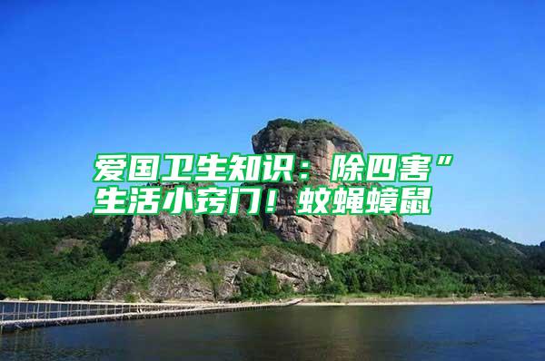 愛國衛(wèi)生知識：除四害”生活小竅門！蚊蠅蟑鼠