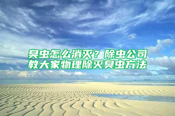 臭蟲(chóng)怎么消滅？除蟲(chóng)公司教大家物理除滅臭蟲(chóng)方法