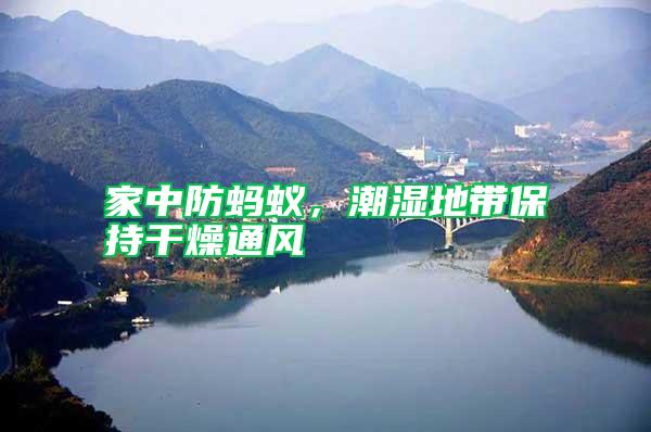 家中防螞蟻，潮濕地帶保持干燥通風(fēng)