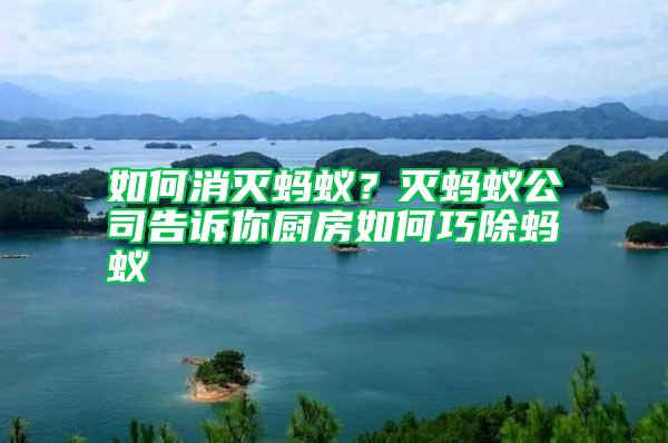 如何消滅螞蟻？滅螞蟻公司告訴你廚房如何巧除螞蟻