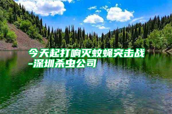 今天起打響滅蚊蠅突擊戰(zhàn)-深圳殺蟲(chóng)公司