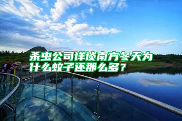 殺蟲公司詳談南方冬天為什么蚊子還那么多？