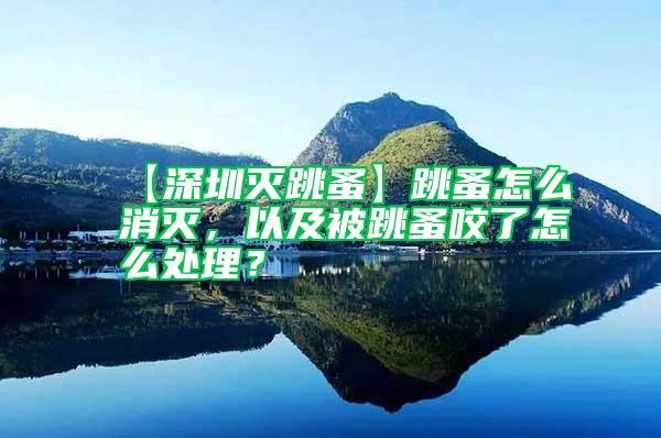 【深圳滅跳蚤】跳蚤怎么消滅，以及被跳蚤咬了怎么處理？