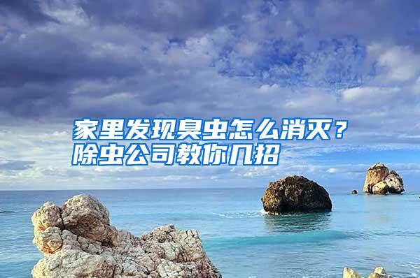 家里發(fā)現(xiàn)臭蟲(chóng)怎么消滅？除蟲(chóng)公司教你幾招