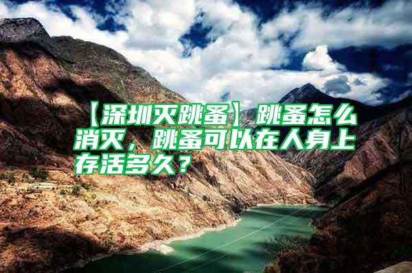【深圳滅跳蚤】跳蚤怎么消滅，跳蚤可以在人身上存活多久？