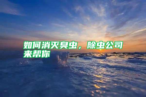 如何消滅臭蟲，除蟲公司來幫你