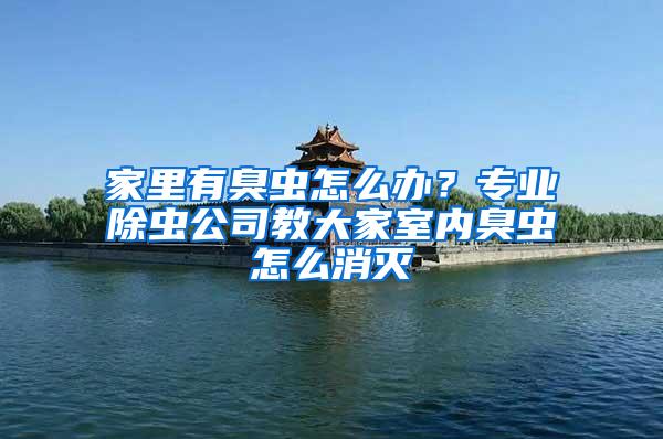 家里有臭蟲怎么辦？專業(yè)除蟲公司教大家室內(nèi)臭蟲怎么消滅