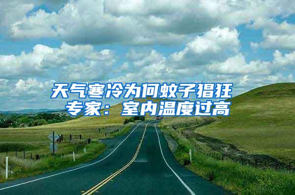 天氣寒冷為何蚊子猖狂 專(zhuān)家：室內(nèi)溫度過(guò)高
