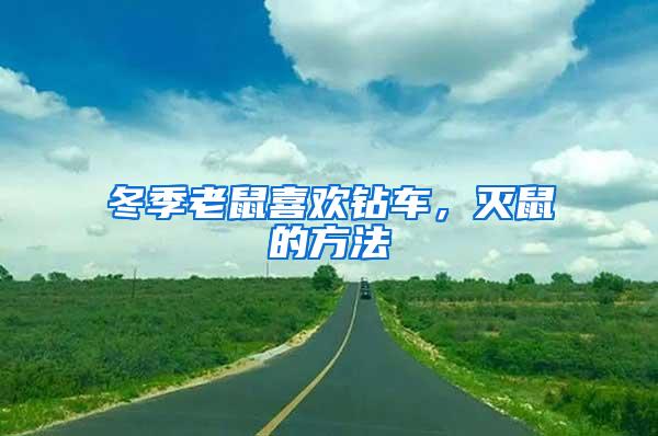 冬季老鼠喜歡鉆車(chē)，滅鼠的方法