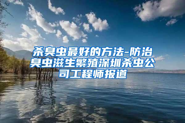 殺臭蟲最好的方法-防治臭蟲滋生繁殖深圳殺蟲公司工程師報(bào)道