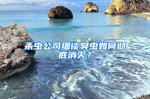 殺蟲公司細(xì)談臭蟲如何徹底消滅？