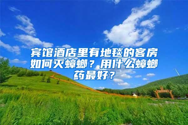 賓館酒店里有地毯的客房如何滅蟑螂？用什么蟑螂藥最好？