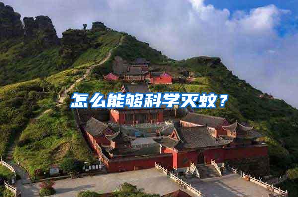 怎么能夠科學滅蚊？