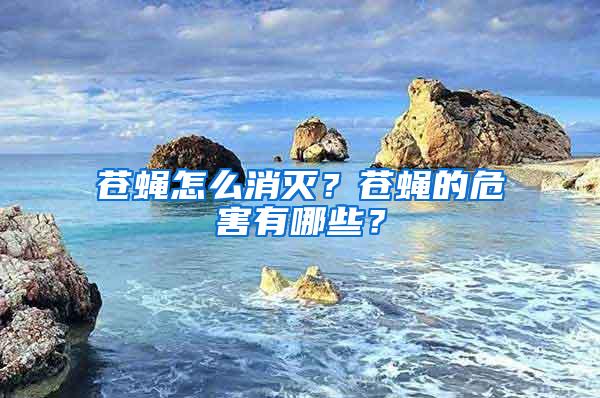 蒼蠅怎么消滅？蒼蠅的危害有哪些？