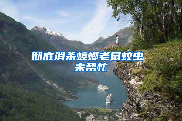 徹底消殺蟑螂老鼠蚊蟲 來(lái)幫忙