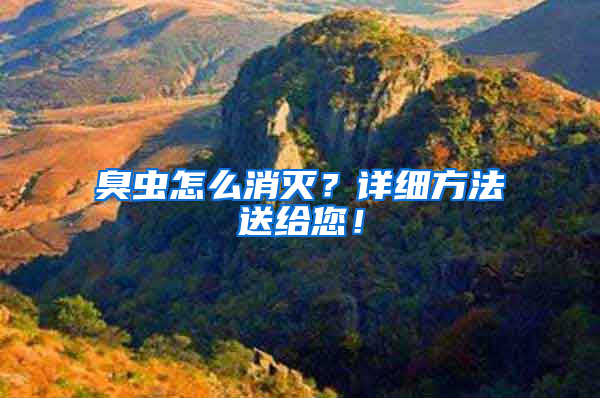 臭蟲怎么消滅？詳細(xì)方法送給您！